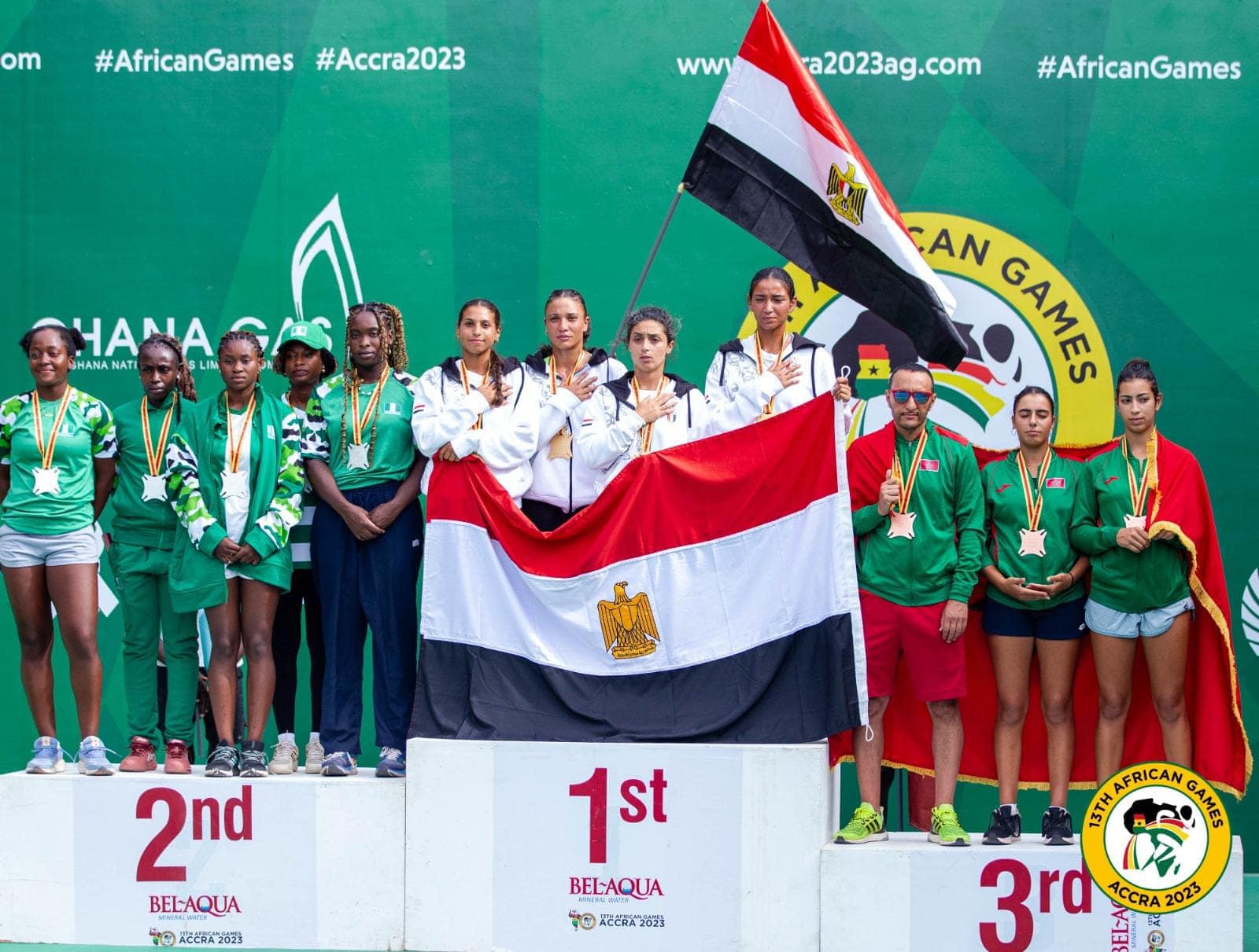 حصاد التنس المصري في دورة الالعاب الافريقية المقامة في غانا 2024